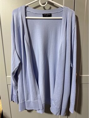 Lane Bryant Plus Size Light Blue Cardigan Sweater